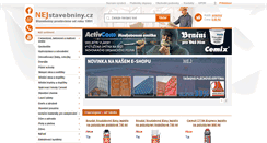 Desktop Screenshot of nejstavebniny.cz